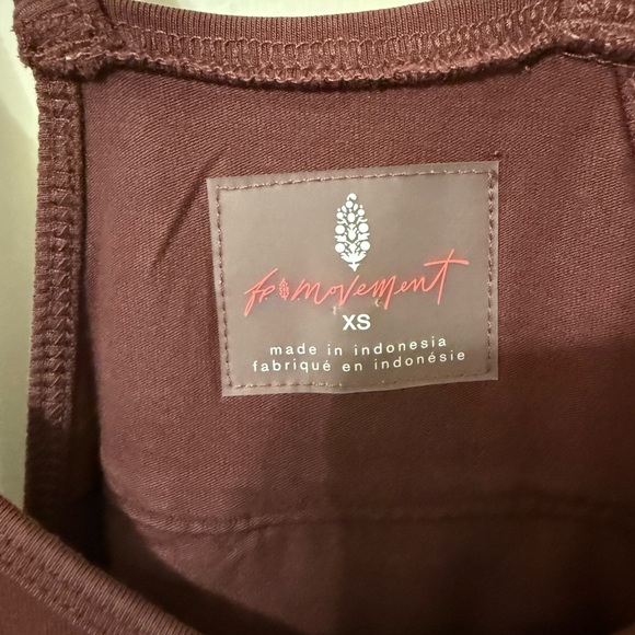 Fomovement Burgundy Jumpsuit - Picture 2 of 5